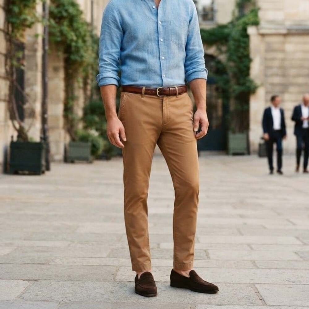 J.Crew Pants Mens 34x34 Khaki Flex Slim Fit Chino Stretch Casual Performance
